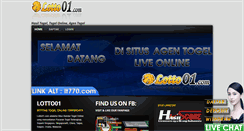 Desktop Screenshot of daftarlotto01.com